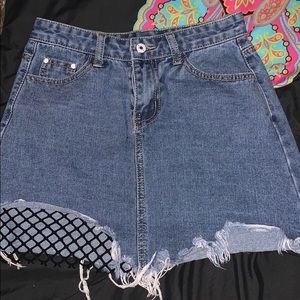 jean skirt